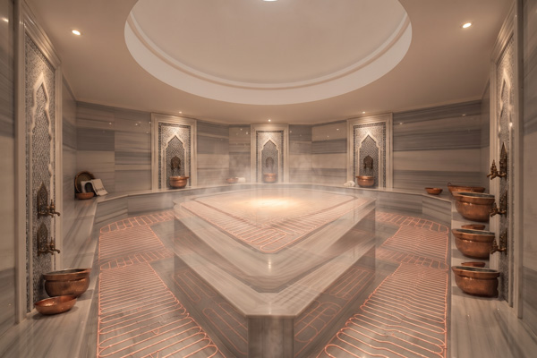 Isıtıcı kablo ile hamam ısıtma uygulaması